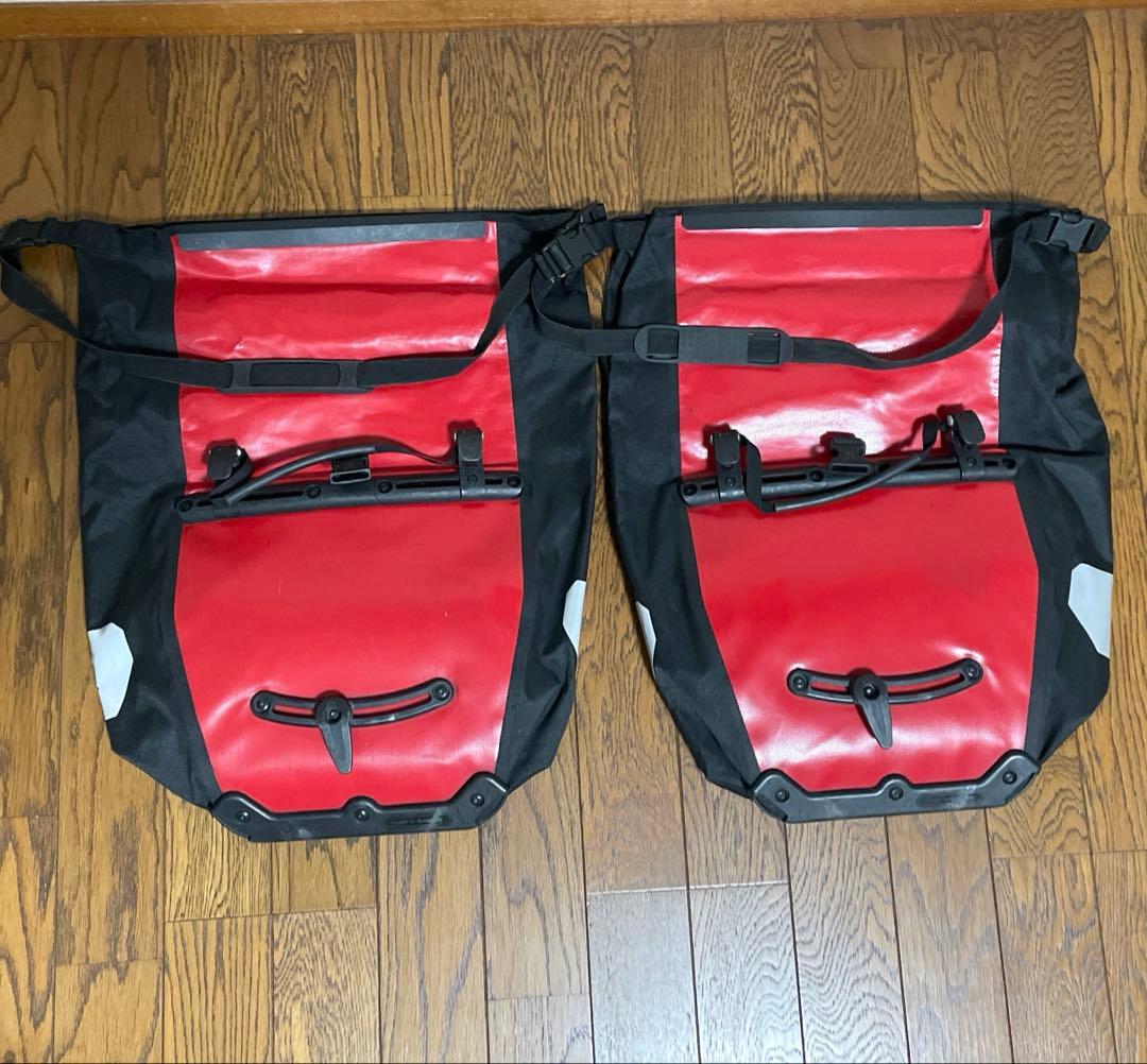 ORTLIEB オルトリーブ バックローラー クラシックQL21 ペア レッド