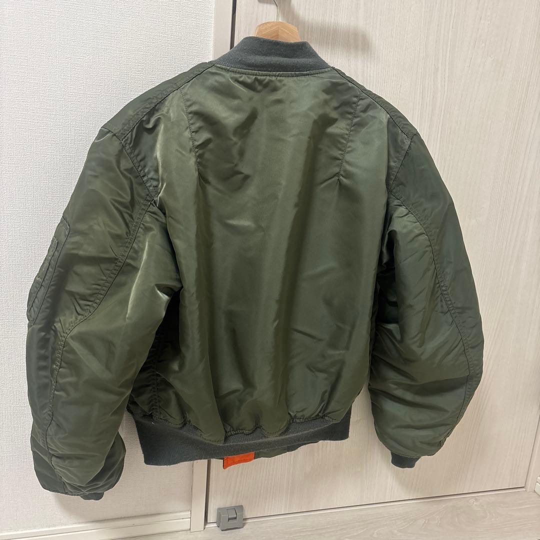 90s ALPHA MAー1 USA製　短丈　フライトジャケット