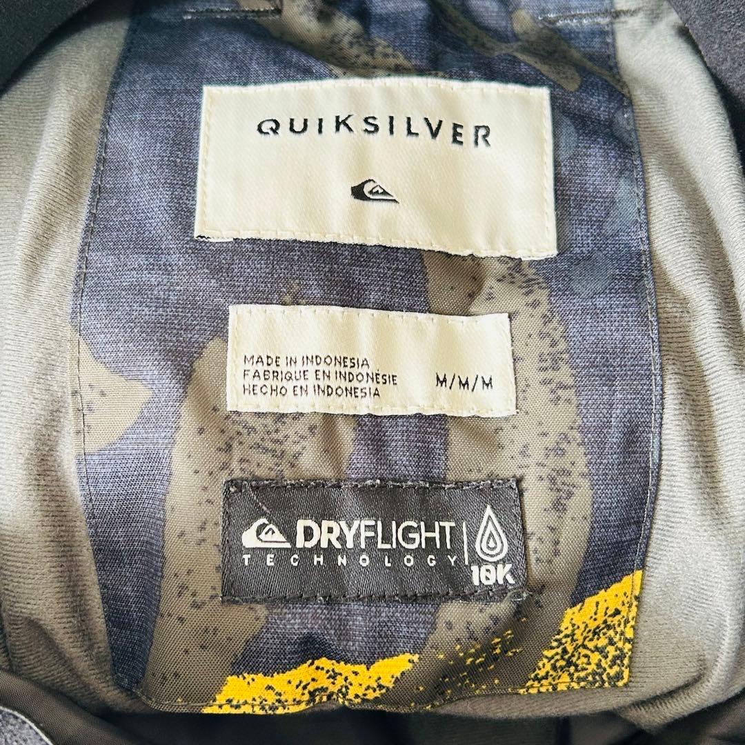 美品 クイックシルバー スノーボードパンツ M ブラック Quiksilver