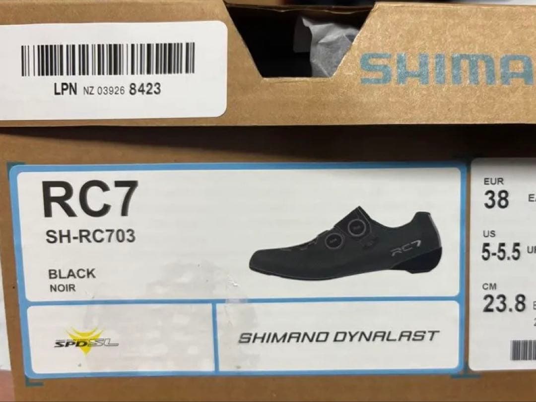 SHIMANO RC7 SH-RC703 ブラック 38