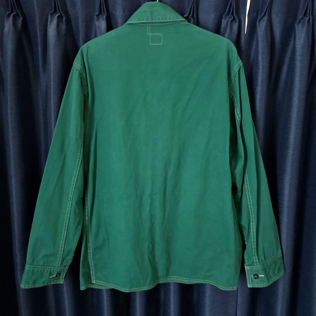 USA製 ポストオーバーオールズ カバーオール グリーン S ジャケット