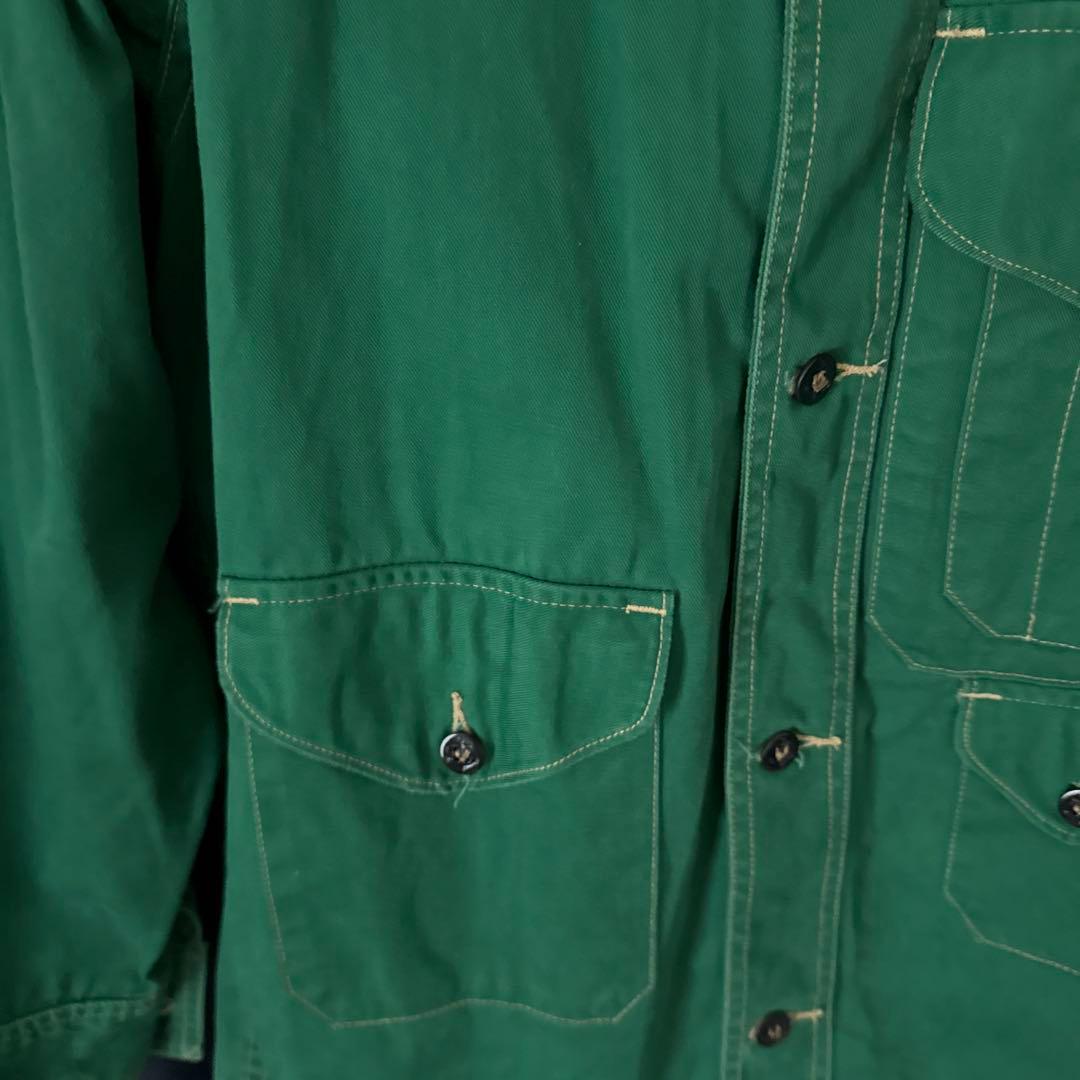 USA製 ポストオーバーオールズ カバーオール グリーン S ジャケット
