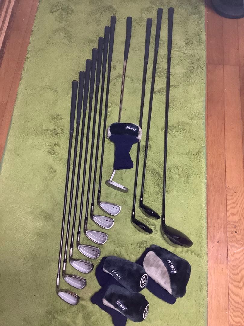 メンズ　ゴルフクラブセット　FITWAY 11本セット　キャディバッグ付