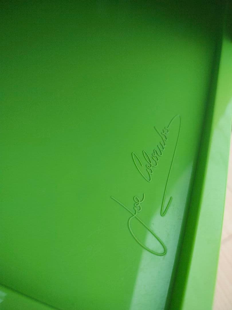 ボビーワゴン　3段3トレイ　ライムグリーン