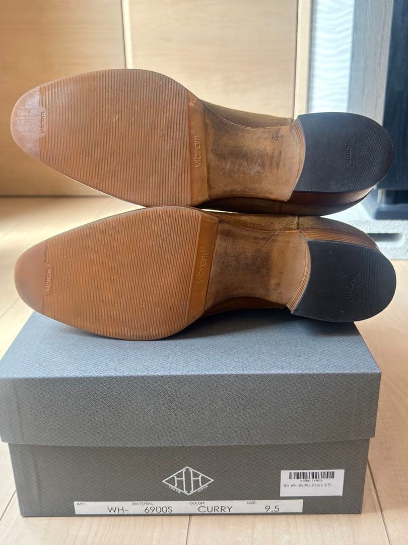 WH ダブルエイチ　スエードサイドゴアブーツ