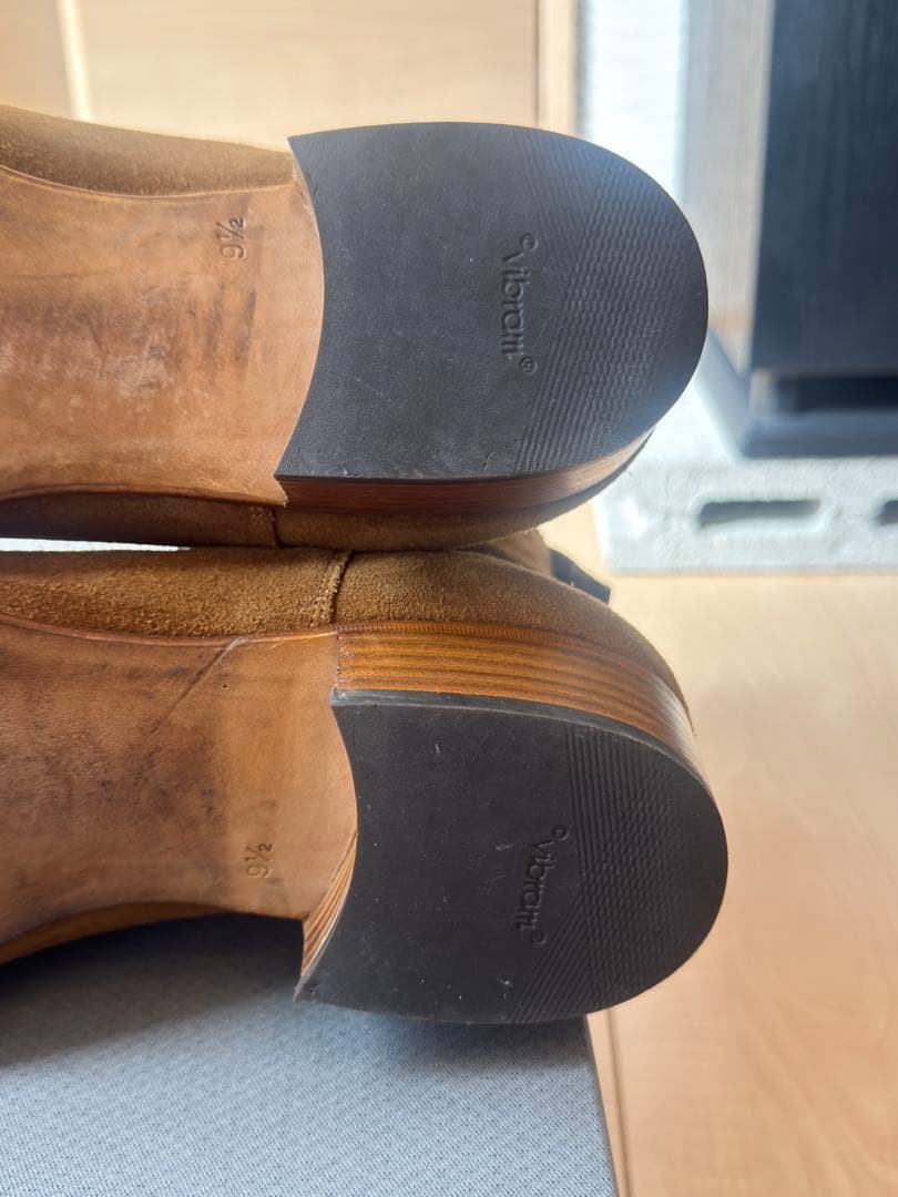 WH ダブルエイチ　スエードサイドゴアブーツ