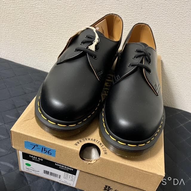【あ】ドクターマーチン 1461 59（黒）革靴（プー156）