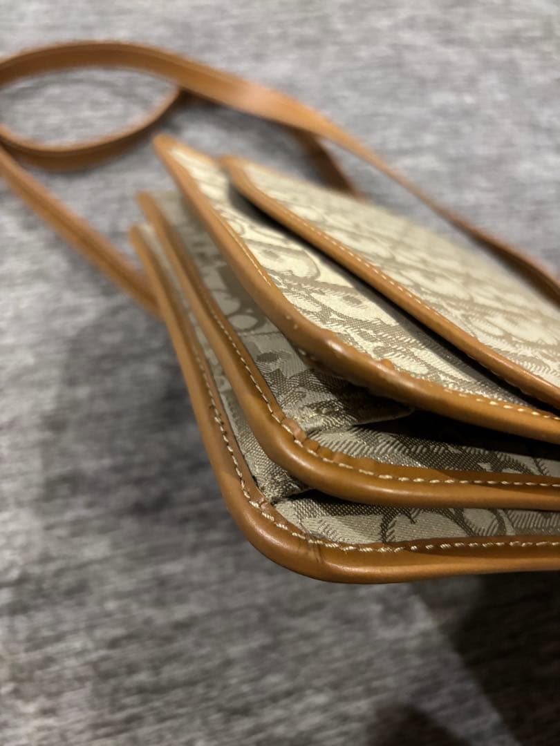 Christian Dior トロッター ショルダーバッグ キャンバス