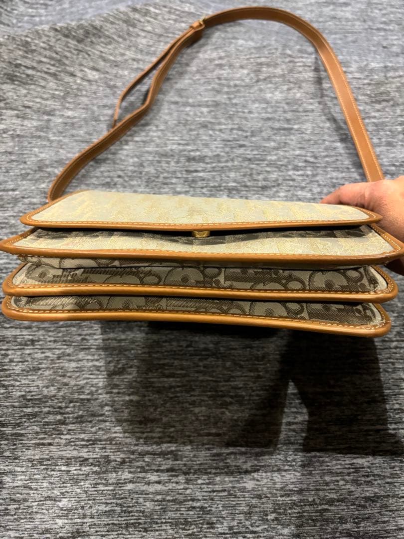 Christian Dior トロッター ショルダーバッグ キャンバス