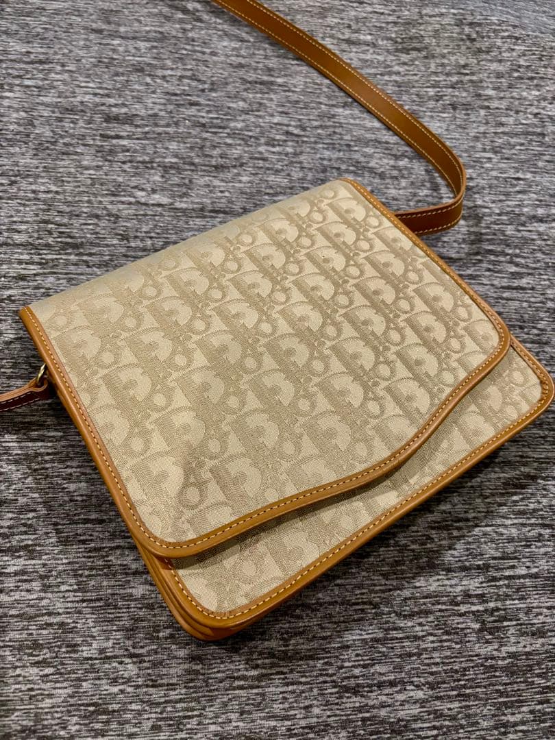 Christian Dior トロッター ショルダーバッグ キャンバス