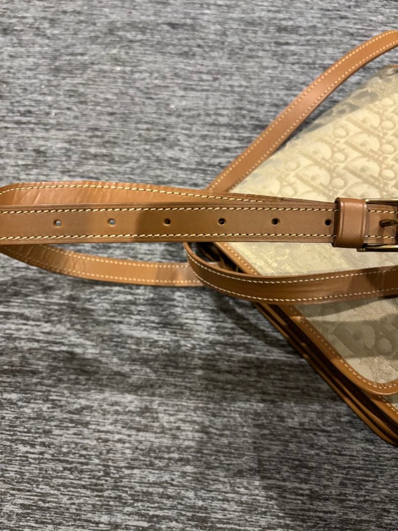 Christian Dior トロッター ショルダーバッグ キャンバス