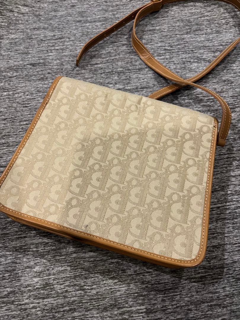 Christian Dior トロッター ショルダーバッグ キャンバス