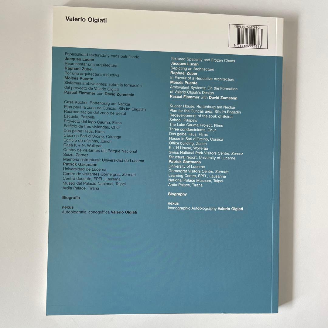 洋書 2G Valerio Olgiati n.37