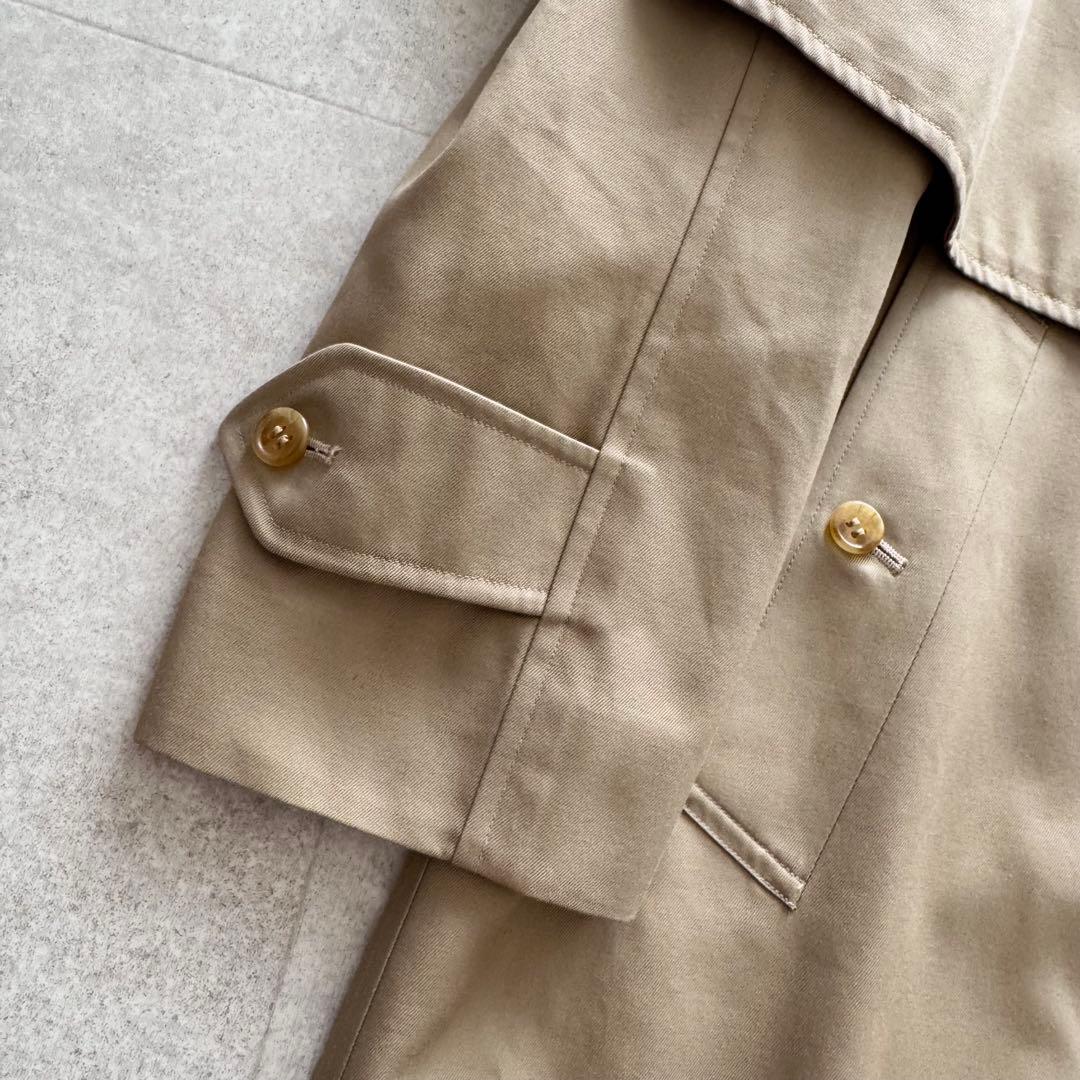 バーバリーズ　トレンチコート　ケープ　2way　ノバチェック　9　ベージュ　比翼