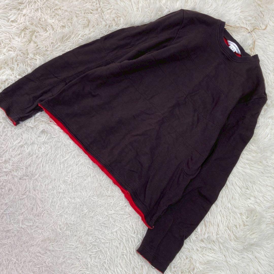 COMME des GARCONS カットソー ブラウン S カジュアル 着回し