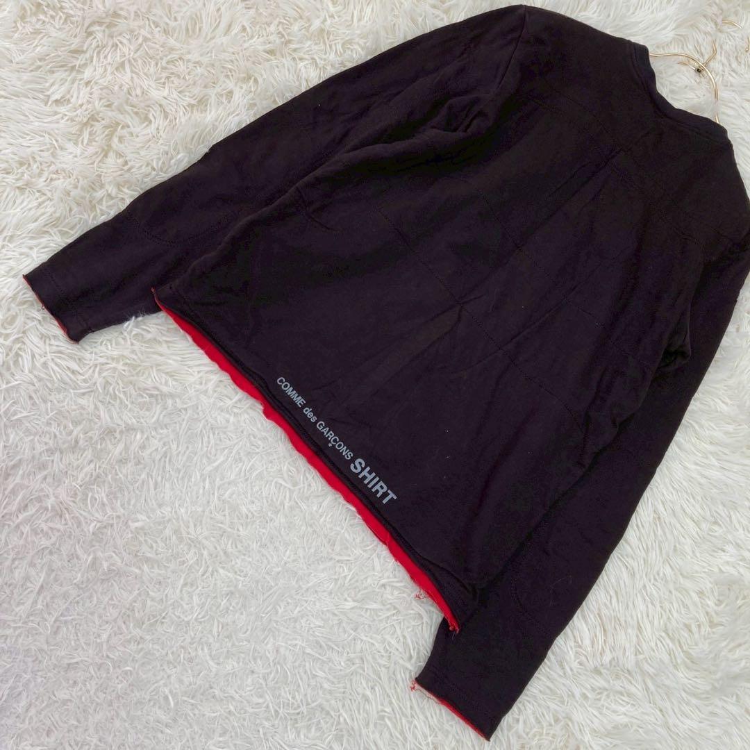 COMME des GARCONS カットソー ブラウン S カジュアル 着回し
