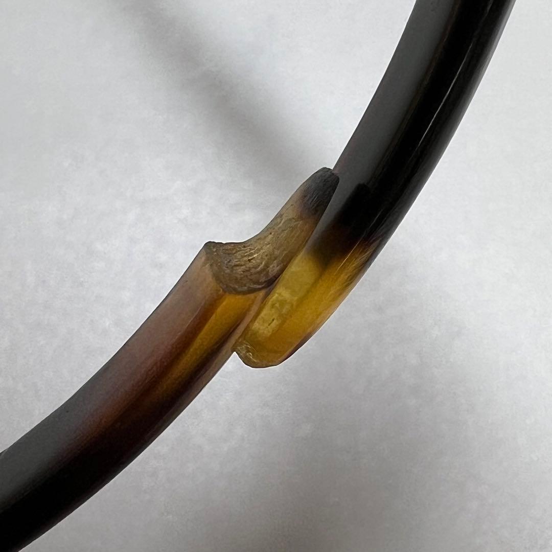 本白鼈甲　バングル　3本　くし　21g 東K7-1229☆2F