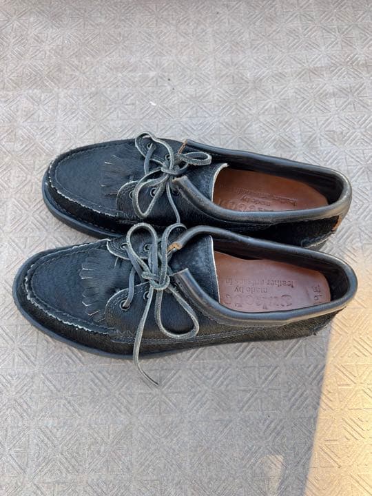 最終値下げ‼︎yuketen ユケテン　ハラコキルトタンレザーシューズ