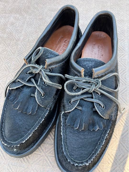 最終値下げ‼︎yuketen ユケテン　ハラコキルトタンレザーシューズ