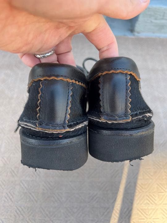 最終値下げ‼︎yuketen ユケテン　ハラコキルトタンレザーシューズ