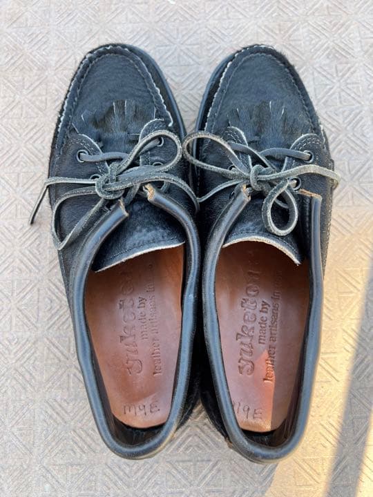 最終値下げ‼︎yuketen ユケテン　ハラコキルトタンレザーシューズ