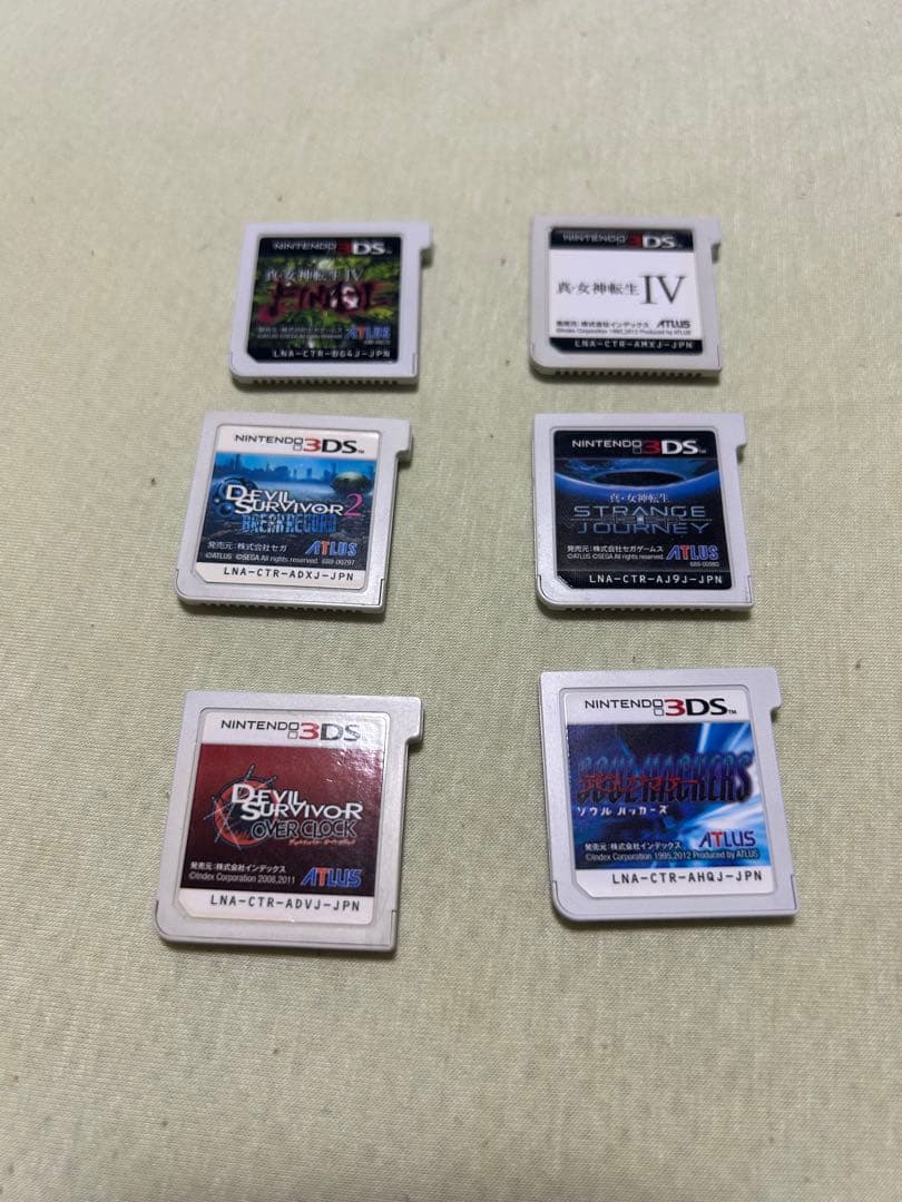 Nintendo3DS 真・女神転生4 他セット売り