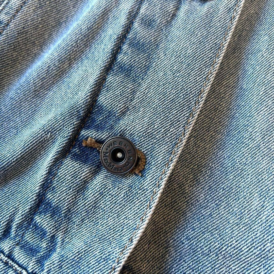 未使用級2023SS WeekendMaxMara ロゴデニムジャケットGジャン