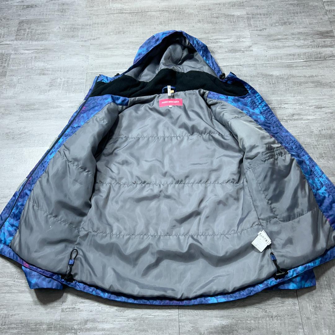 美品 大きいサイズ PURECONSIOUS スキーウェア 上下 レディースXL