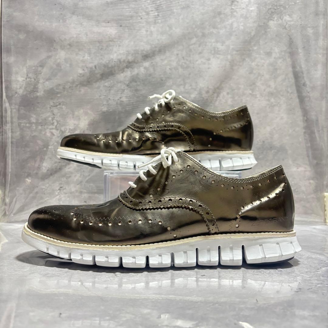 【未使用級】COLE HAAN ゼログランド オックスフォード ウイングチップ