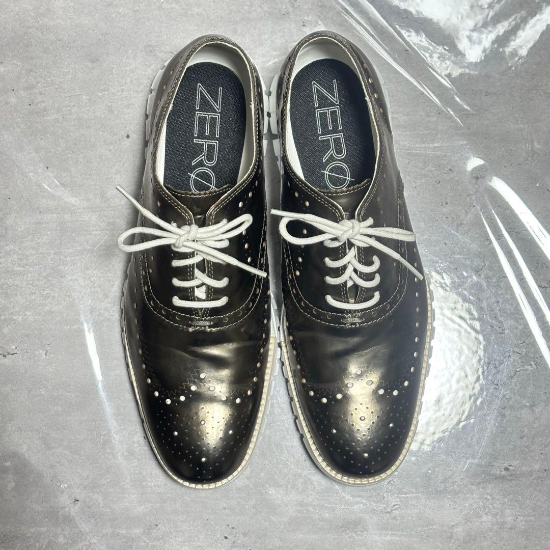 【未使用級】COLE HAAN ゼログランド オックスフォード ウイングチップ