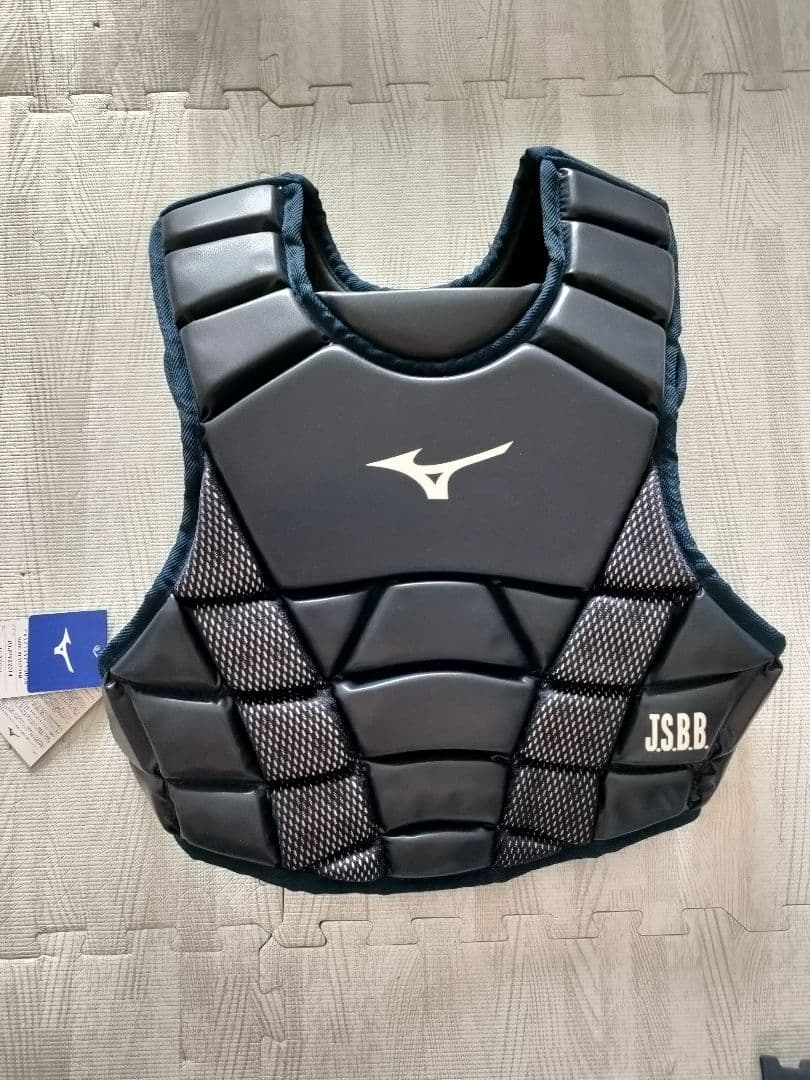 ミズノ　少年軟式用Sサイズ　キャッチャー防具 ネイビー