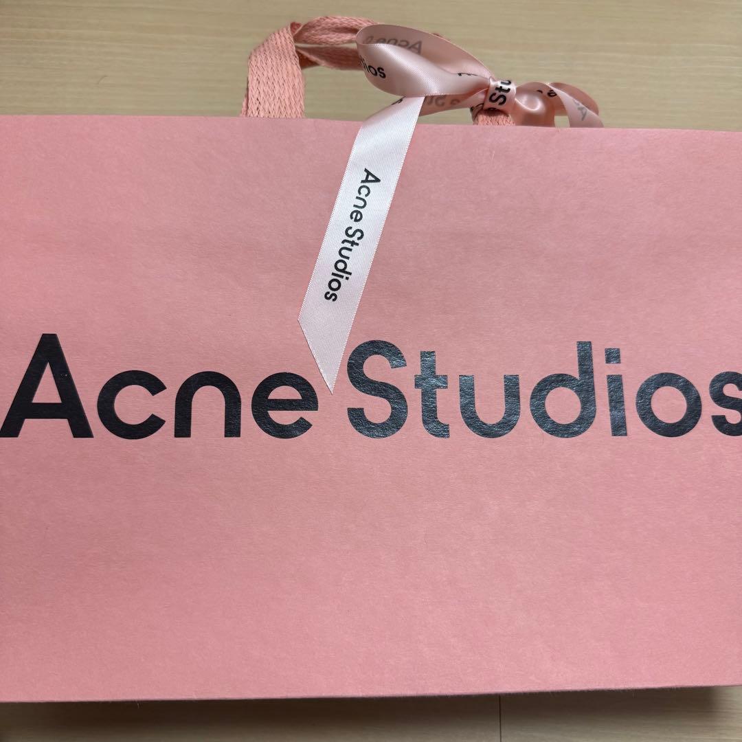 Acne Studios マフラー フリンジウールスカーフ ウォームホワイト