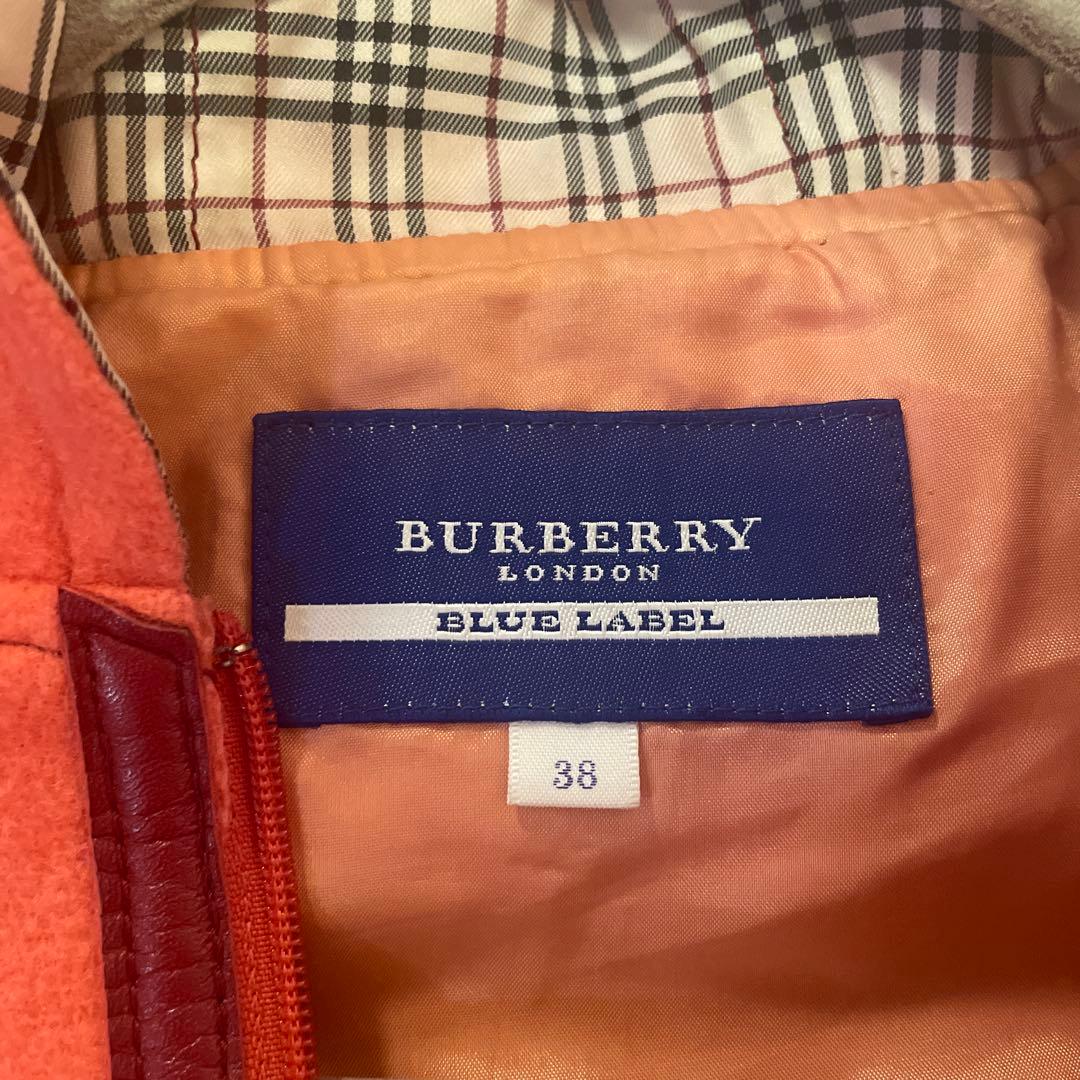 〈希少〉BURBERRY BLUE LABELフード付きジャケット M ピンク