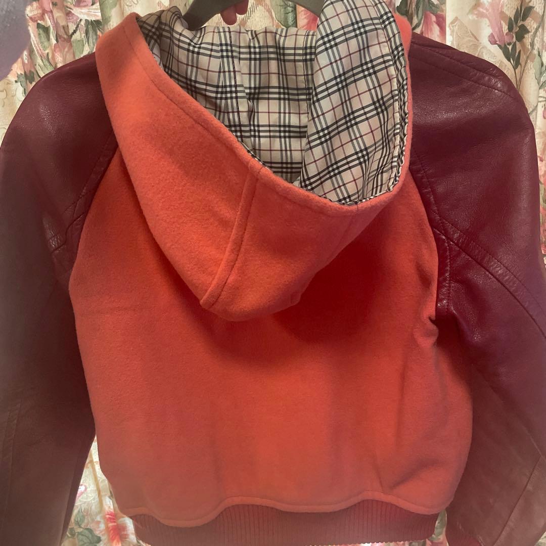 〈希少〉BURBERRY BLUE LABELフード付きジャケット M ピンク