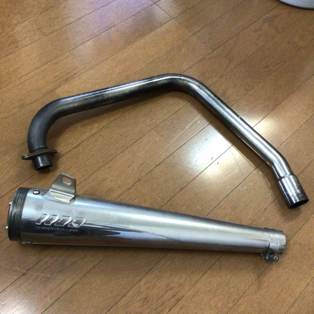 No.296 SUPERTRAPP ステンレス マフラー車種不明 ハーレー
