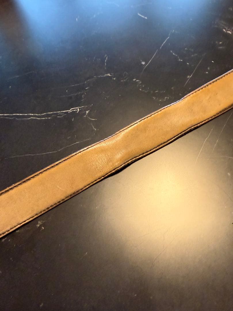 ブラウンレザー ベルト ベルルッティBerluti