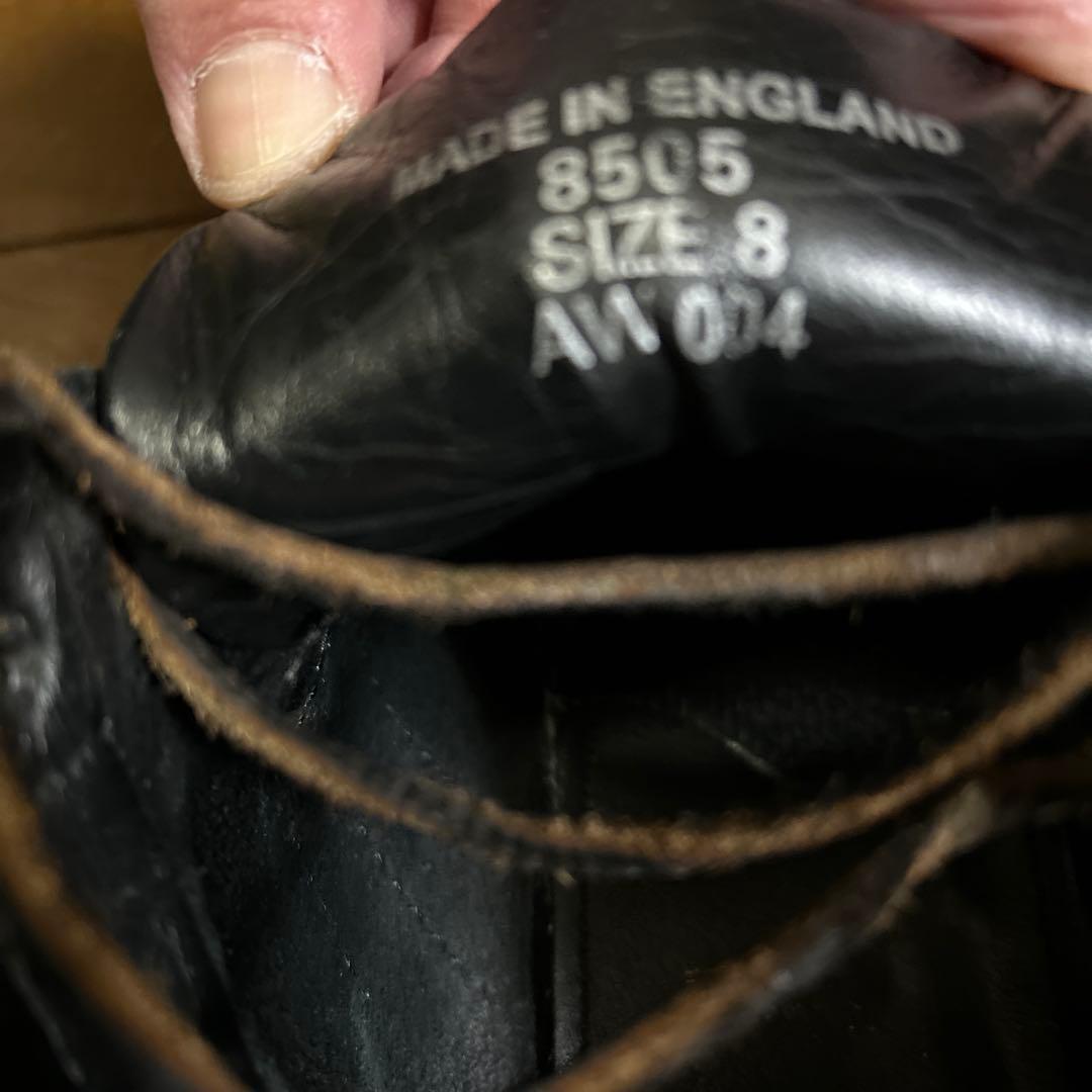 ドクターマーチン　モンキーブーツ　イングランド製　uk8 送料込み