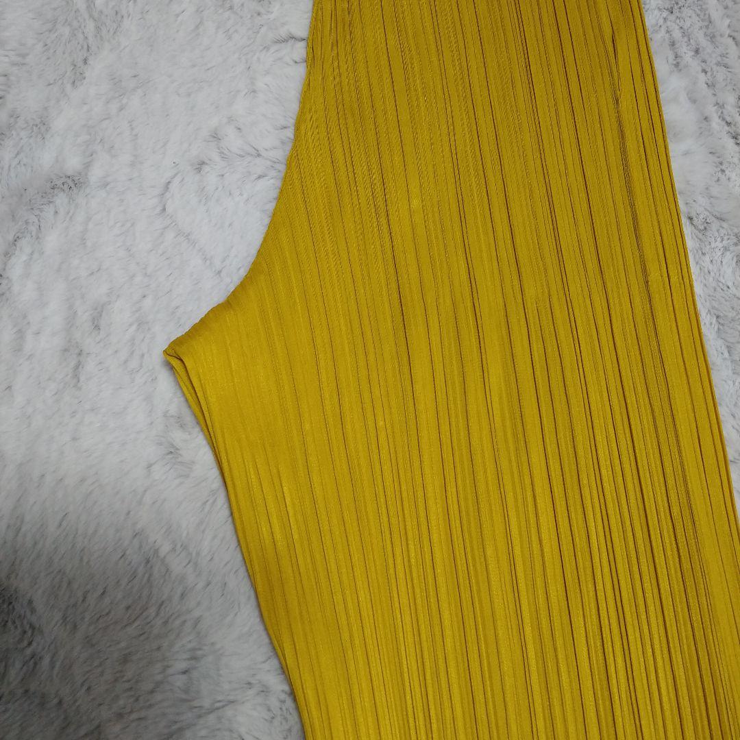 け*い様 イエロープリーツプリーズパンツ