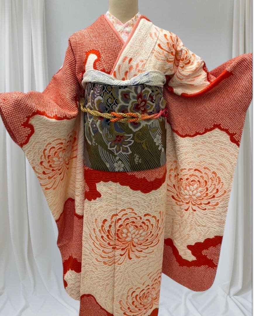 （7897）⌘（正絹）総絞り振袖フルセット ⌘