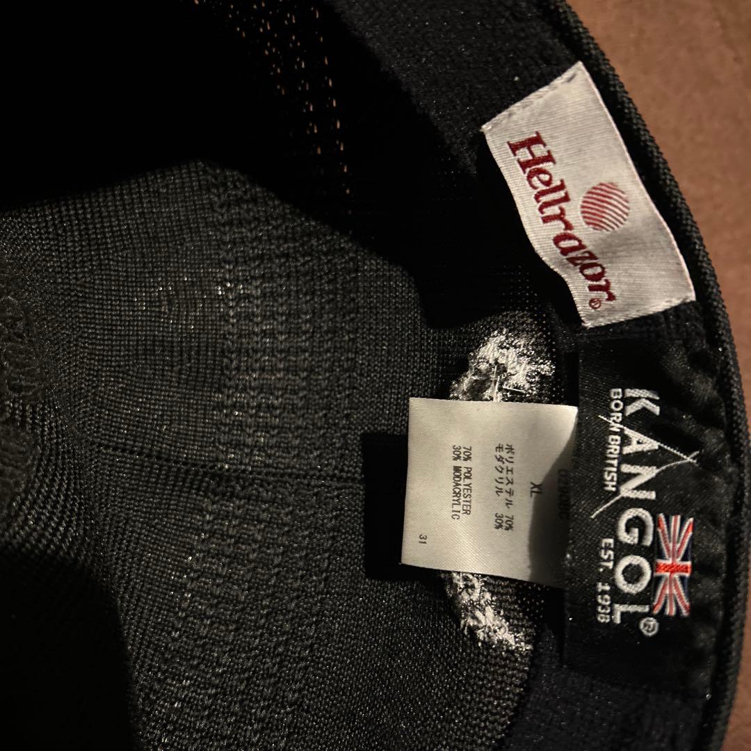 KANGOL×Hellrazor Black XLsize