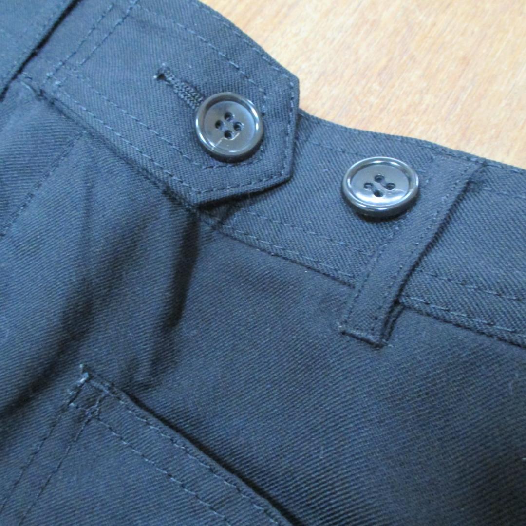 ブラックコムデギャルソン ウールワークパンツ ブラックS ジュンヤ プリュス