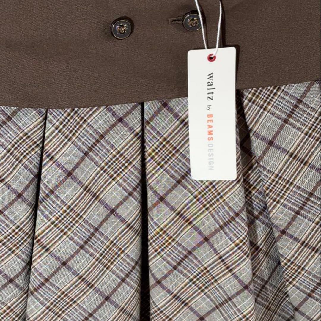 ワルツバイビームスデザイン ガールズ ボレロ＆ワンピース ブラウン 120cm