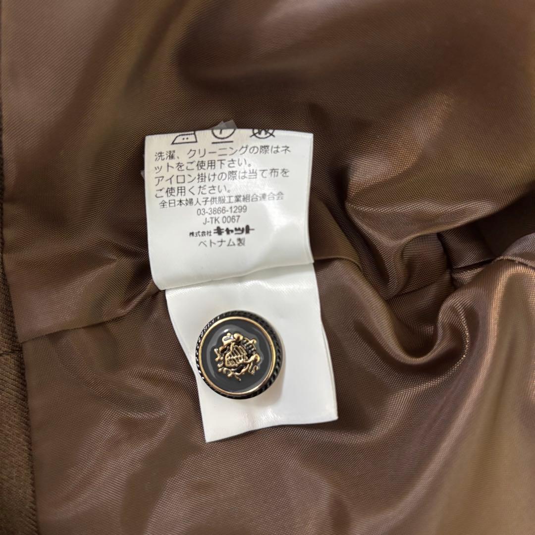 ワルツバイビームスデザイン ガールズ ボレロ＆ワンピース ブラウン 120cm