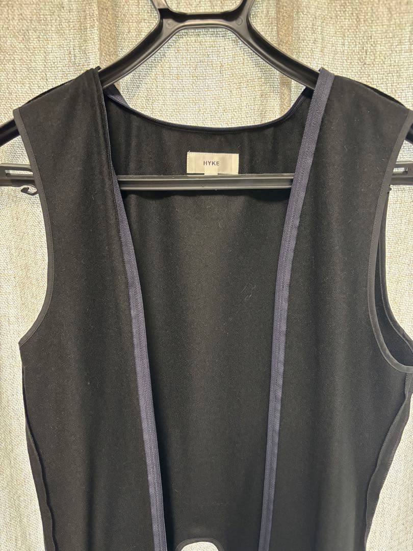 HYKE トレンチコート ネイビー ライナー&保管用カバー付き ※クリーニング済