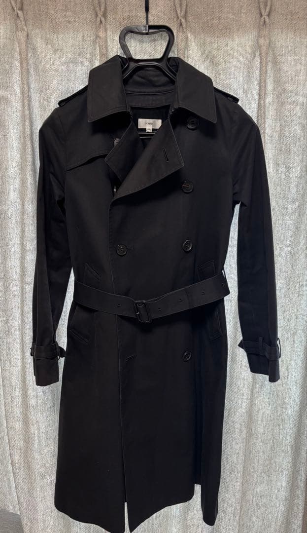HYKE トレンチコート ネイビー ライナー&保管用カバー付き ※クリーニング済