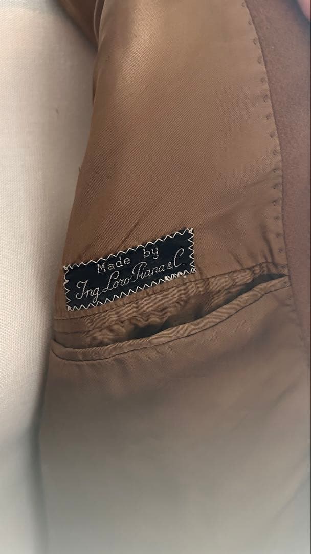 ARNYS ロロピアーナ製　希少　テーラードジャケット カシミヤ　48〜50