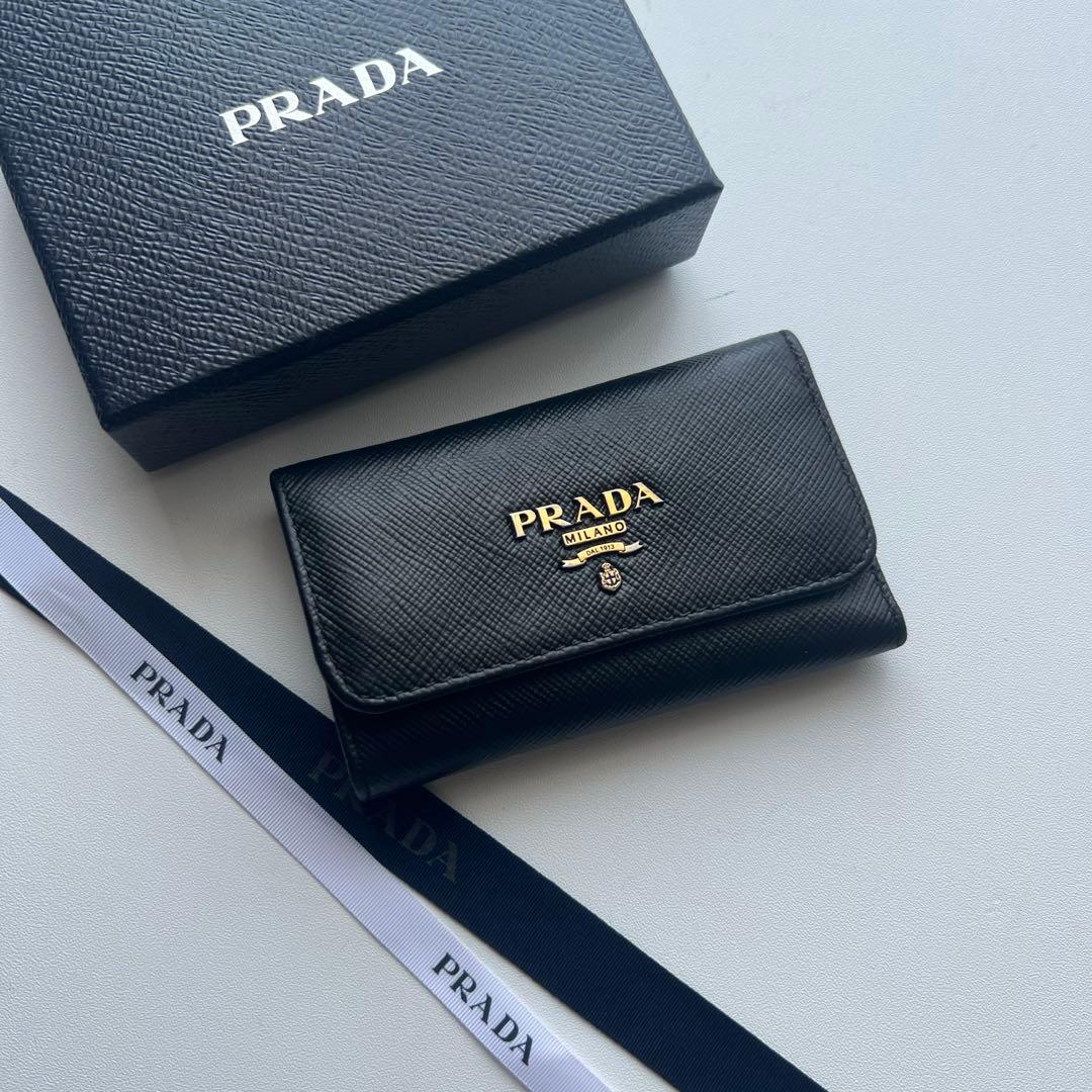 150 美品 PRADA プラダ キーケース