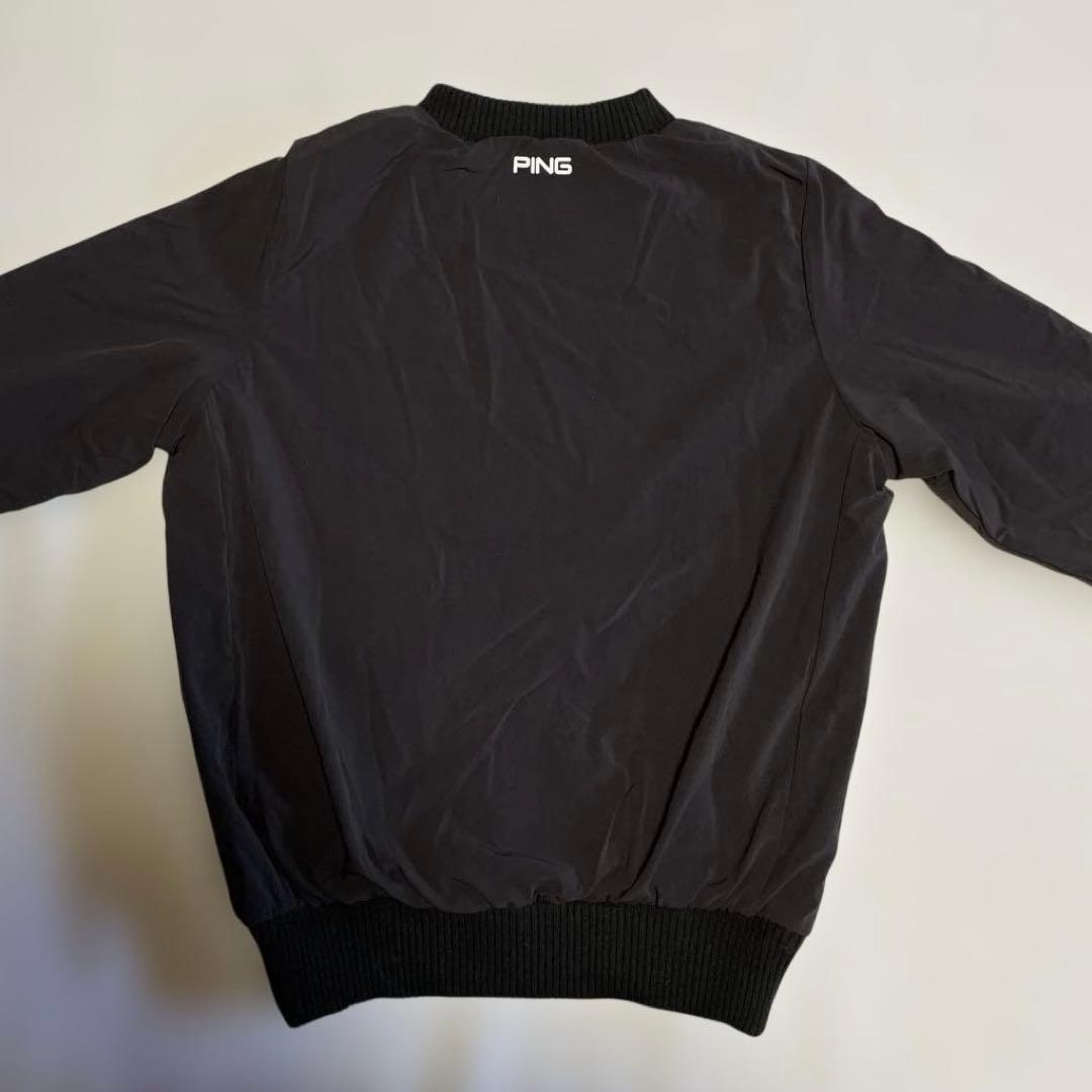 【新品タグ付き】PING ピン ニットセーター リバーシブル ブラック M