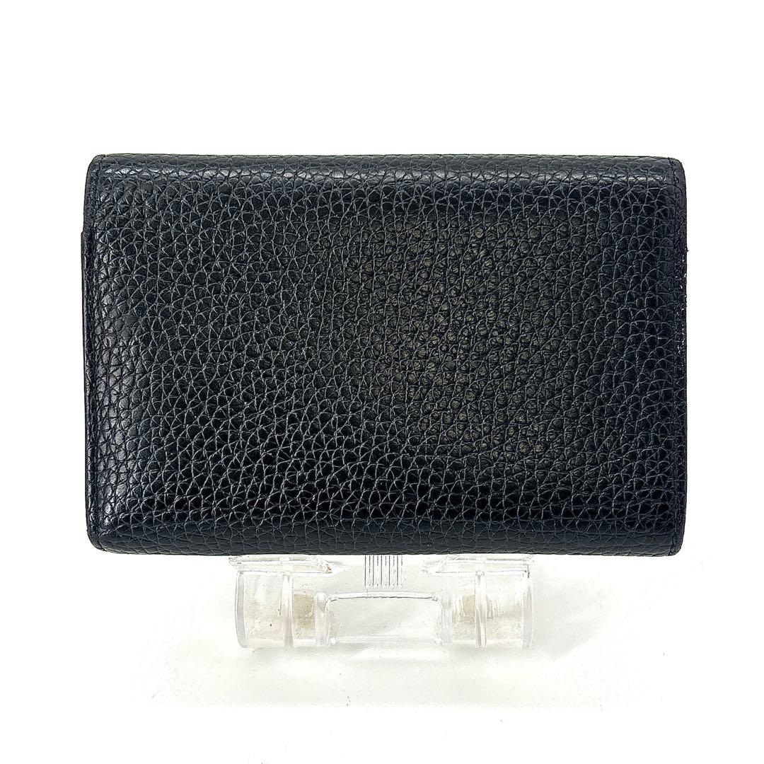 ルイヴィトン トリヨン カプシーヌ コンパクト 三つ折り財布 黒 ノワール