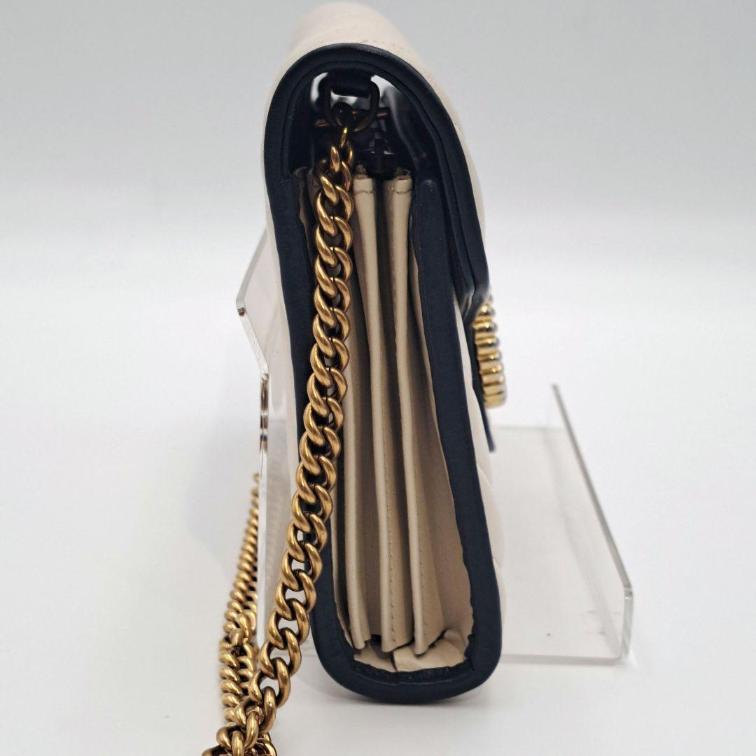 GUCCI　グッチ　GGマーモント チェーンウォレット